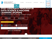 Tablet Screenshot of jigsawacademy.com